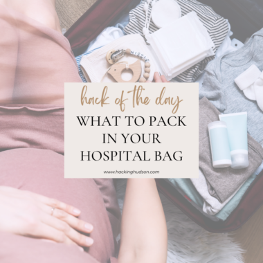 what to pack in your hospital bag