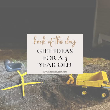 Gift Ideas for a 3 Year Old