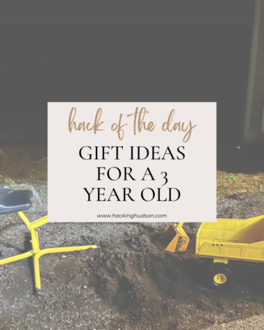 Gift Ideas for a 3 Year Old