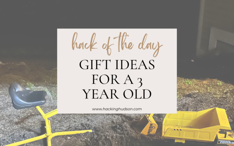 Gift Ideas for a 3 Year Old