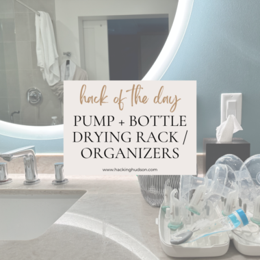 Pump + Bottle Drying Rack / Organizers