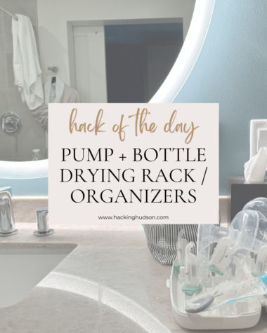 Pump + Bottle Drying Rack / Organizers