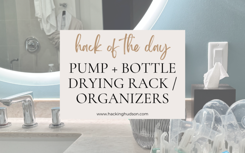 Pump + Bottle Drying Rack / Organizers