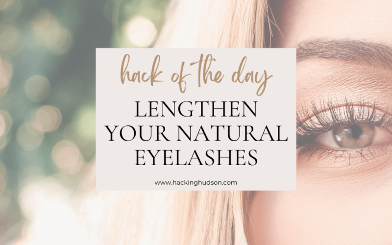 lengthen your natural eyelashes