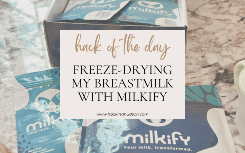 Freeze-Drying my Breastmilk with Milkify https://milkify.com/hackinghudson